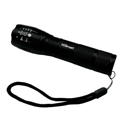 Attēls no Flashlight, 1000lm, 10W, with rechargeable battery 18650