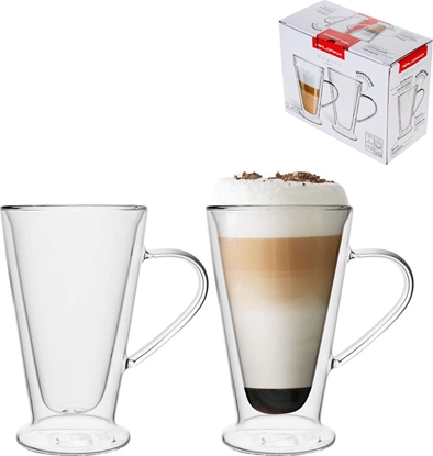 Attēls no Florina Szklanki termiczne z uchem stoek double wall Florina Malachit 2 sztuki 400 ml