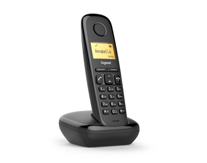 Picture of GIGASET WIRELESS LANDLINE PHONE A170 BLACK (S30852-H2802-D201)
