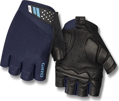 Attēls no Giro Rkawiczki mskie GIRO MONACO II GEL krótki palec midnight blue iceberg roz. S (obwód doni 178-203 mm / d. doni 175-180 mm) (NEW)