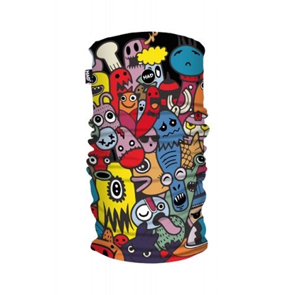 Picture of Had Kids Printed Fleece Tube Monster Friends