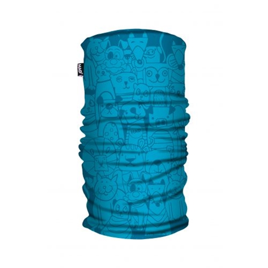 Picture of Had Kids Printed Fleece Tube Pets Blue