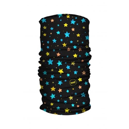 Picture of Had Kids Printed Fleece Tube Starlove Fluo