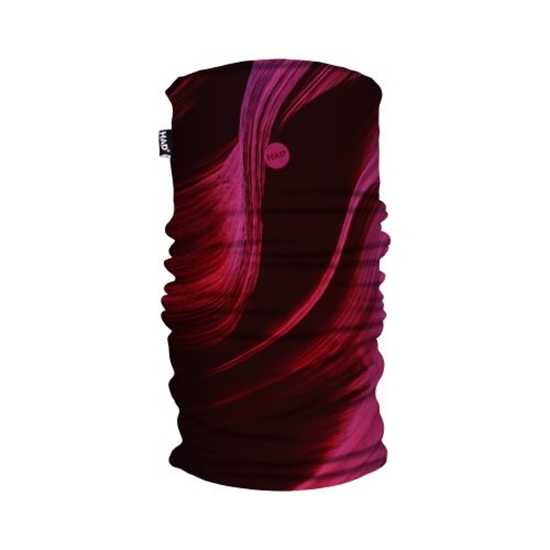 Picture of Had Printed Fleece Tube Pink Waves