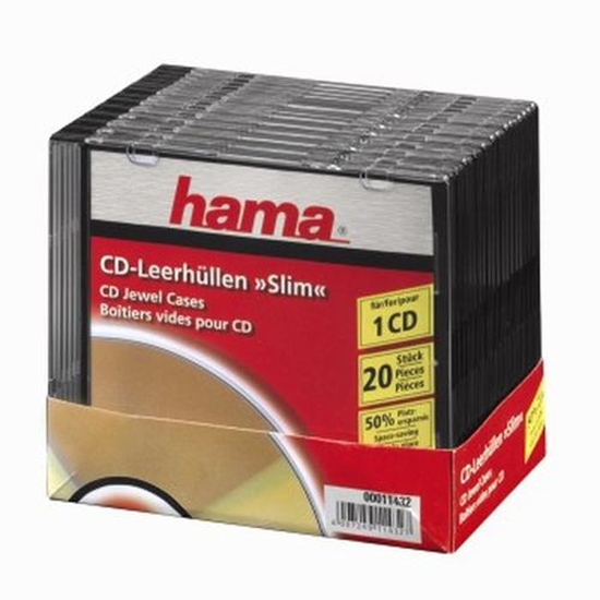 Picture of Hama Pudeka na pyty CD Slim 20 szt (114320000)