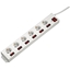 Attēls no Hama 137239 power extension 1.4 m 6 AC outlet(s) Indoor White