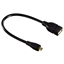 Изображение Hama USB 2.0 Adapter Cable USB cable 0.15 m USB A Micro-USB B Black