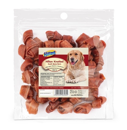 Attēls no HILTON Knotted Duck Bone 6 cm - dog chew - 500g