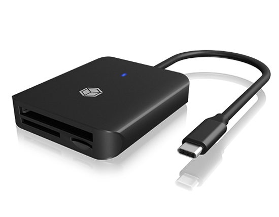 Изображение ICY BOX IB-CR403-C3 card reader USB 3.2 Gen 1 (3.1 Gen 1) Type-C Black