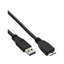 Изображение Kabel USB InLine USB-A - micro-B 3 m Czarny (35430)