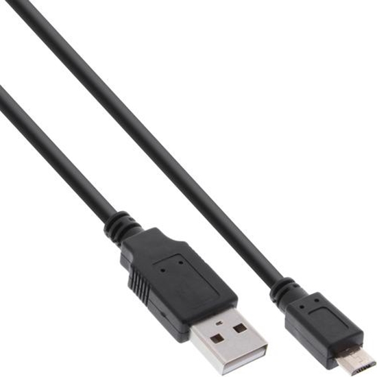 Изображение Kabel USB InLine USB-A - microUSB 2 m Czarny (31720Q)