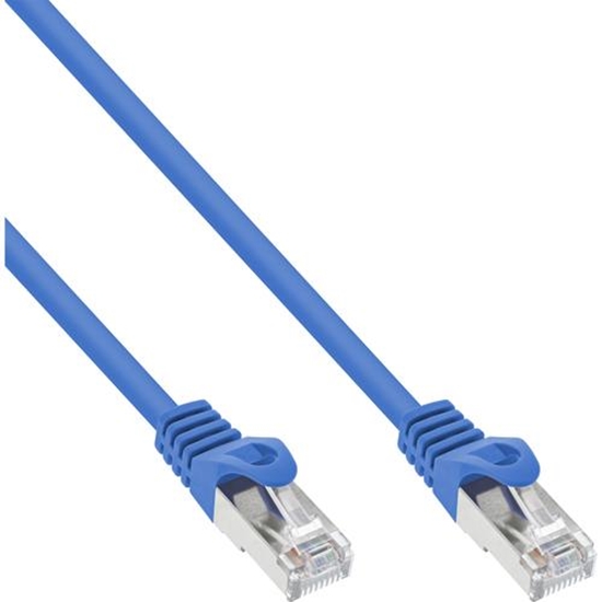 Изображение InLine Patchcord, Cat.5e, SF/UTP, 5m, niebieski (72505B)