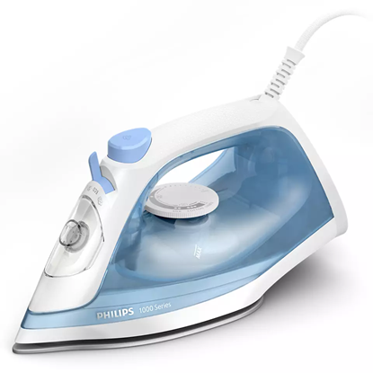 Picture of Philips 1000 Series Steam iron DST1030/20, 2000W, 20g/min continous steam, 90g steam boost, non-stick soleplate, 250ml water tank,