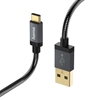 Изображение Kabel USB Hama USB-A - USB-C 1.5 m Czarny (001736360000)