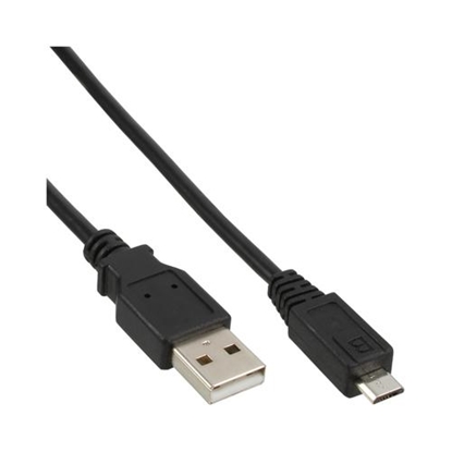 Attēls no Kabel USB InLine USB-A - microUSB 5 m Czarny (31750)