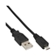 Изображение Kabel USB InLine USB-A - microUSB 5 m Czarny (31750)