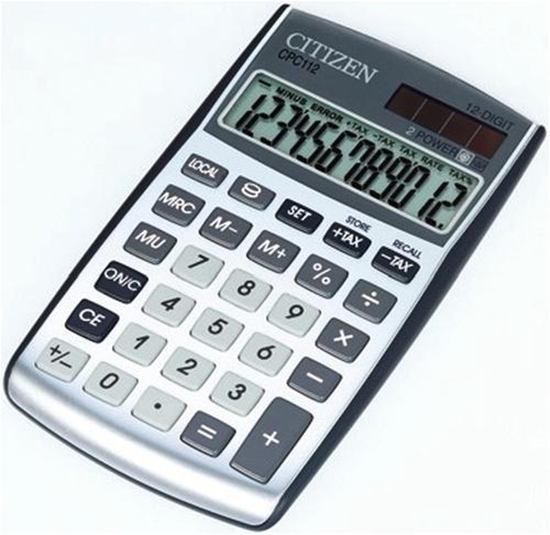 Picture of Kalkulator Citizen CPC-112- (CPC112BKWB)