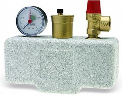 Attēls no Katla drošības grupa 3.0bar, 1" ar izol. līdz 50kW