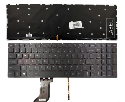 Изображение Keyboard Lenovo: Ideapad Y700, Y700-15ISK, Y700-17ISK with backlight