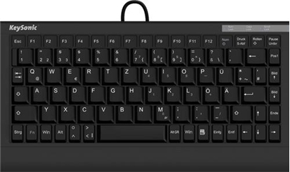 Изображение KeySonic ACK-595C+ keyboard USB QWERTZ German Black