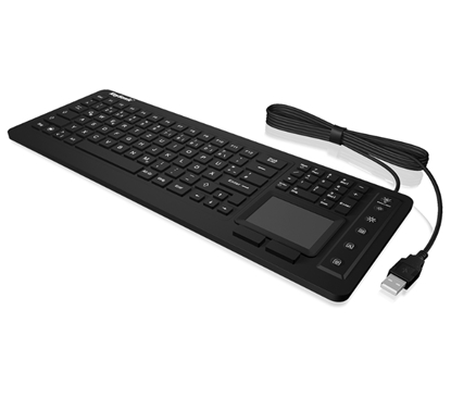 Изображение KeySonic KSK-6231INEL keyboard USB QWERTY US English Black