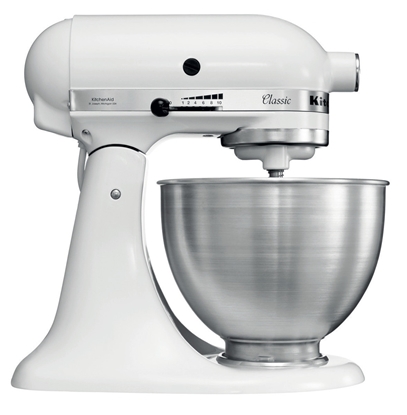 Picture of KitchenAid 5K45SSEWH Stand mixer 275 W Metallic, White