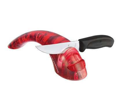 Picture of VICTORINOX KNIFE SHARPENER WITH CERAMIC ROLLS, red 