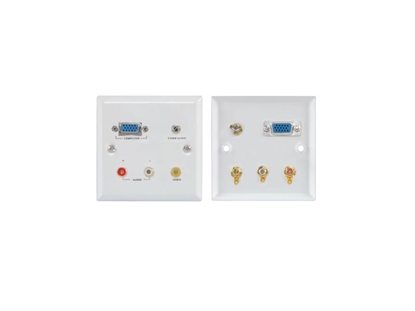 Picture of Komutāciju panelis THRU/VGA + AV tērauda