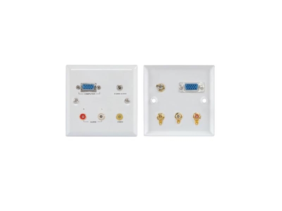 Picture of Komutāciju panelis THRU/VGA + AV tērauda