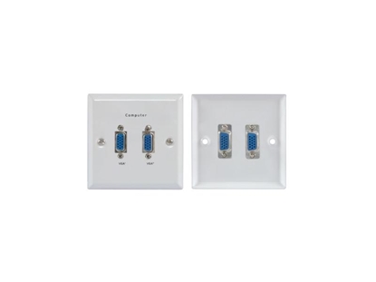 Picture of Komutāciju panelis THRU/VGA x 2 tērauda