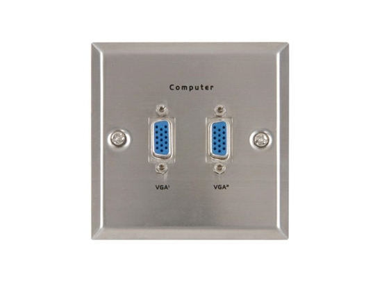 Picture of Komutāciju panelis THRU/VGA x 2 tērauda