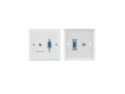 Picture of Komutāciju panelis THRU-VGA/AUDIO balts