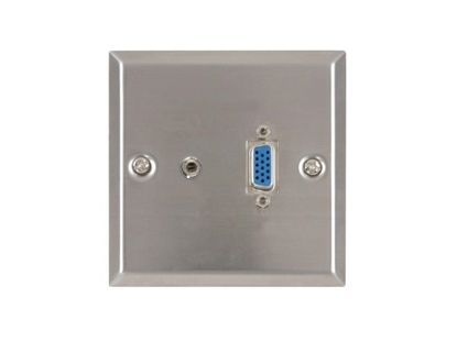 Picture of Komutāciju panelis THRU-VGA/AUDIO tērauda