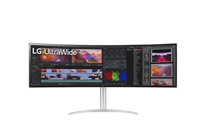 Picture of LG 49WQ95X-W computer monitor 124.5 cm (49") 5120 x 1440 pixels UltraWide Dual Quad HD White