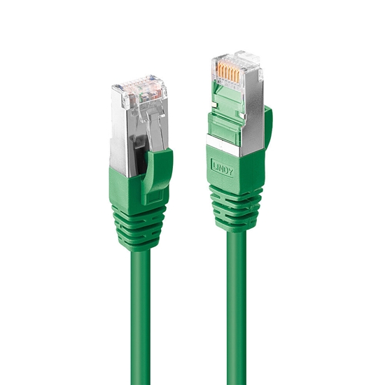 Picture of Lindy 45954 networking cable Green 5 m Cat6 S/FTP (S-STP)