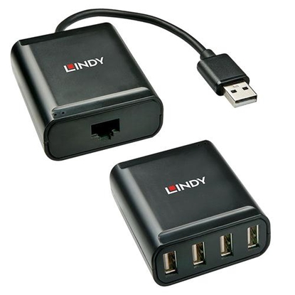Изображение Lindy USB 2.0 Cat.5 Extender 60m, 4 Ports