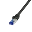 Attēls no LogiLink LogiLink C6A113S kabel sieciowy Czarny 20 m Cat6a S/FTP (S-STP)