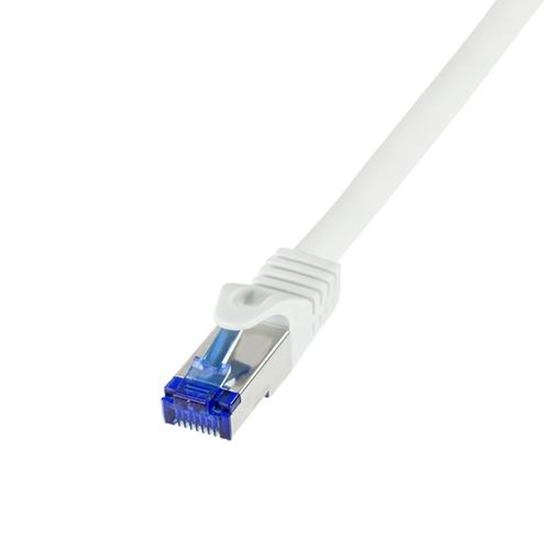 Изображение LogiLink LogiLink C6A081S kabel sieciowy Biały 7,5 m Cat6a S/FTP (S-STP)