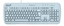 Picture of Medigenic Essential keyboard USB + PS/2 German White