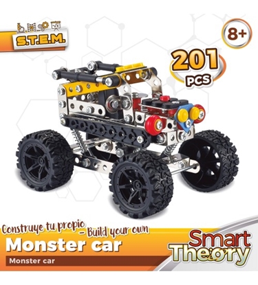 Изображение Metāla konstruktors Mašīna Monster Car 201 detaļas 8+ CB49591