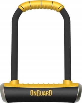 Изображение OnGuard Zapicie rowerowe ONGUARD PitBull STD 8003KA U-LOCK gr.14mm roz.115mm*230mm - 5 x Klucze z kodem
