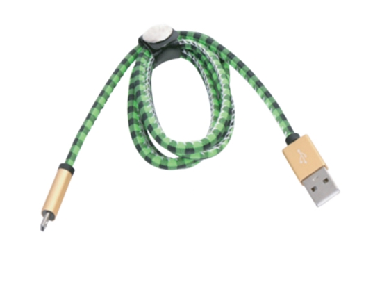 Picture of Platinet PUCLC1G USB cable 1 m USB A Micro-USB A Green