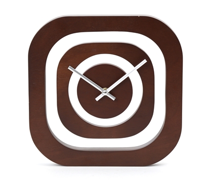 Picture of Platinet PZS wall/table clock Quartz clock Square Wood