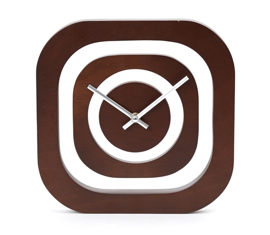 Picture of Platinet PZS wall/table clock Quartz clock Square Wood