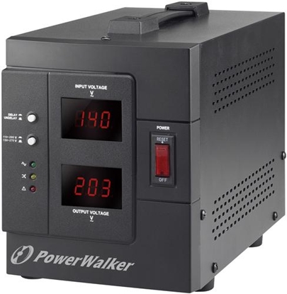Picture of PowerWalker AVR 1500 SIV FR voltage regulator 2 AC outlet(s) 110-280 V Black