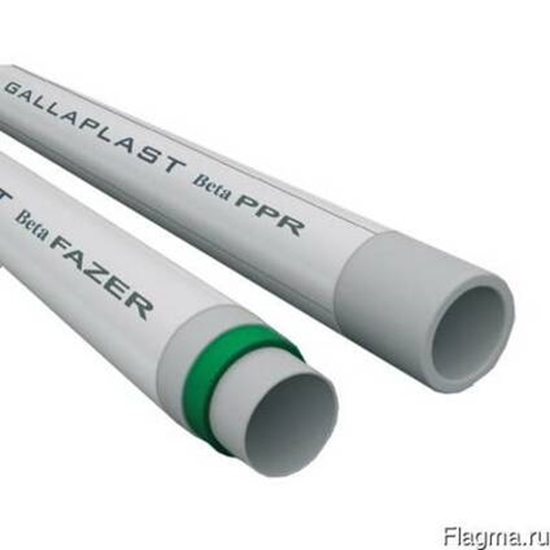 Picture of PPR caurule ar šķiedru 50x5.6mm(4m/gab)PN25