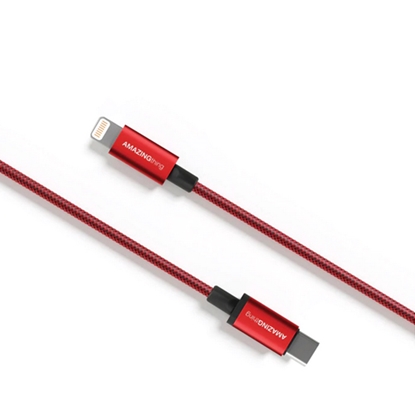 Picture of Premium MFI certifield Cable Type C - Lightning (red, 1m)