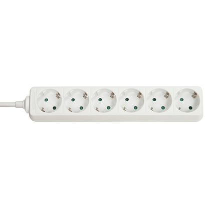 Picture of Lindy 73102 power extension 6 AC outlet(s) Indoor White
