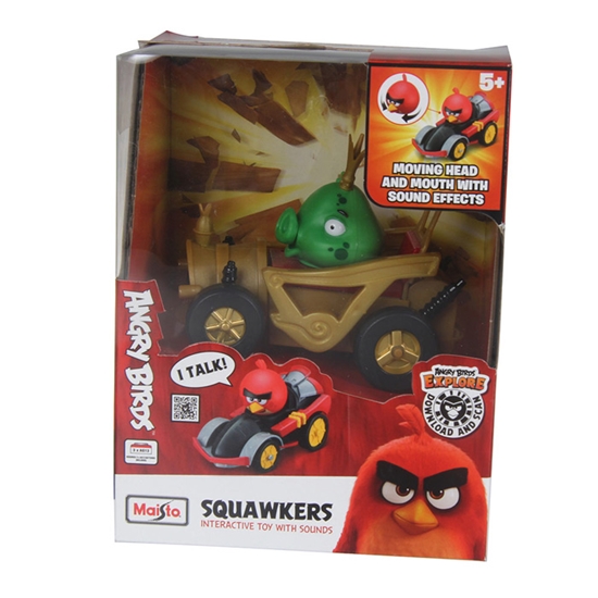 Picture of Rot.Auto Maisto Angry Birds 10cm