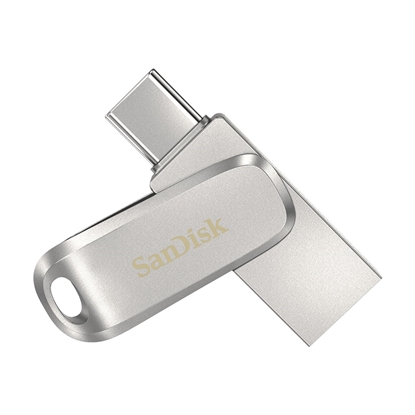 Picture of SanDisk Ultra Dual Drive Luxe USB flash drive 128 GB 3.2 Gen 1 (3.1 Gen 1) Stainless steel
